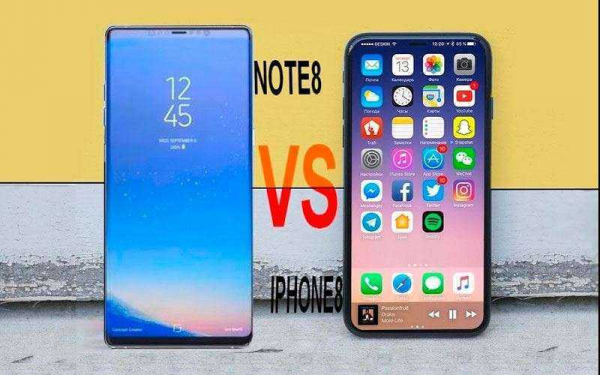 Apple iPhone X против Samsung Galaxy Note 8: сравнение на 1000$